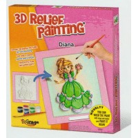 3D reliéf Diana